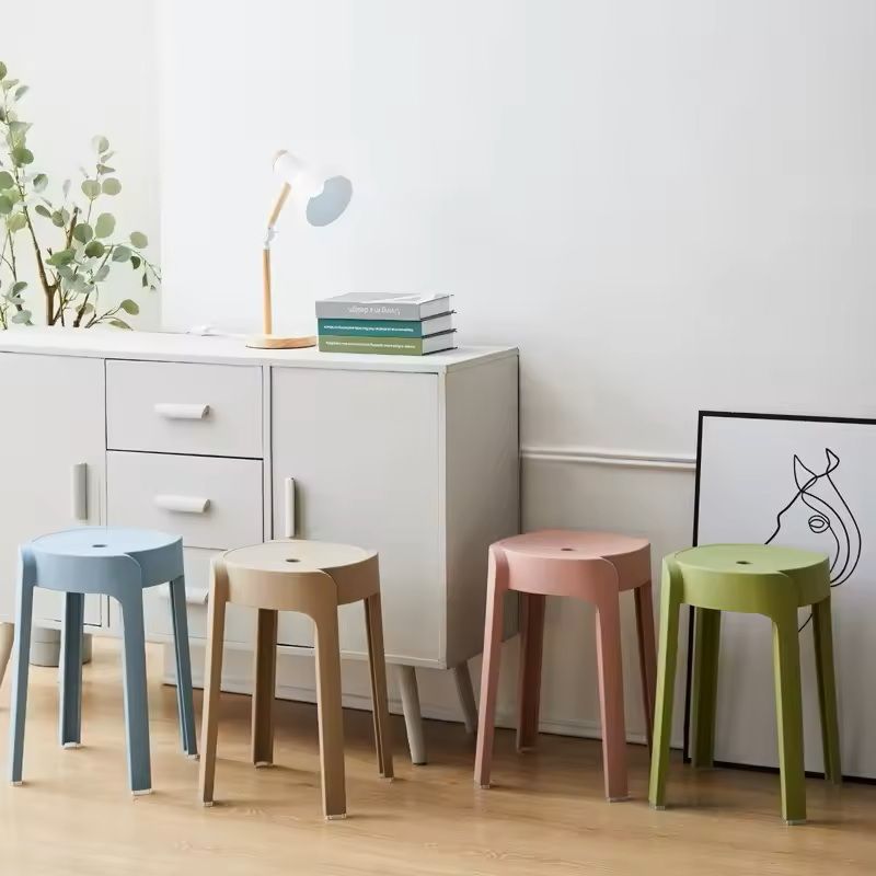 Colorful Step Stool Chair for Living Room or Entryway