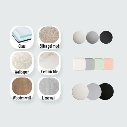 Self Adhesive Door Stopper Silicone Handle Bumpers Mute AntiShock Wall Protection Pad Ideal For Hom 5