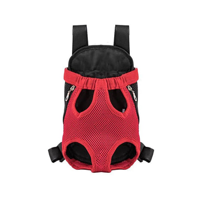 Double Shoulder Breathable Portable Travel Pet Dog Carrier Backpack Mesh Carrier Front Bag For Smal 5