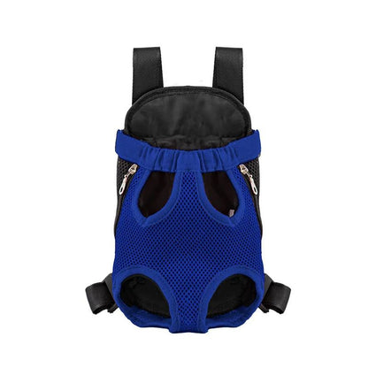 Double Shoulder Breathable Portable Travel Pet Dog Carrier Backpack Mesh Carrier Front Bag For Smal 7