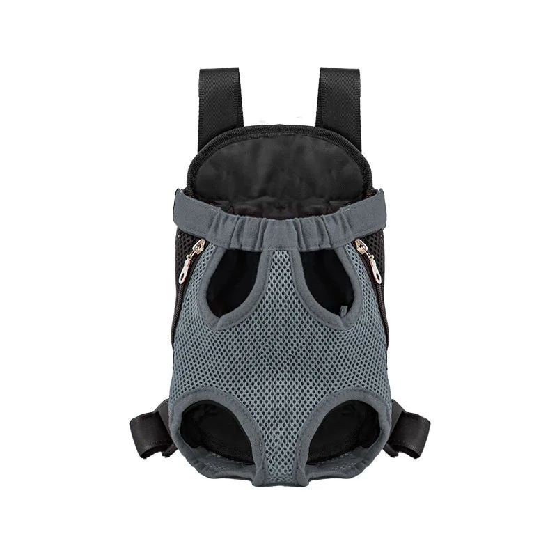 Double Shoulder Breathable Portable Travel Pet Dog Carrier Backpack Mesh Carrier Front Bag For Smal 8