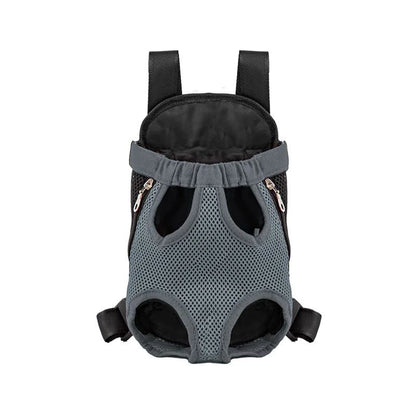 Double Shoulder Breathable Portable Travel Pet Dog Carrier Backpack Mesh Carrier Front Bag For Smal 8