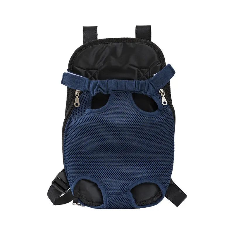 Double Shoulder Breathable Portable Travel Pet Dog Carrier Backpack Mesh Carrier Front Bag For Smal 9