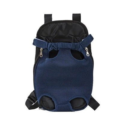 Double Shoulder Breathable Portable Travel Pet Dog Carrier Backpack Mesh Carrier Front Bag For Smal 9
