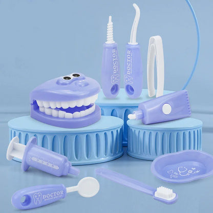 Montessori Doctor Role Play Set, Educational Brushing Teeth Toy for Kids' Early Learning