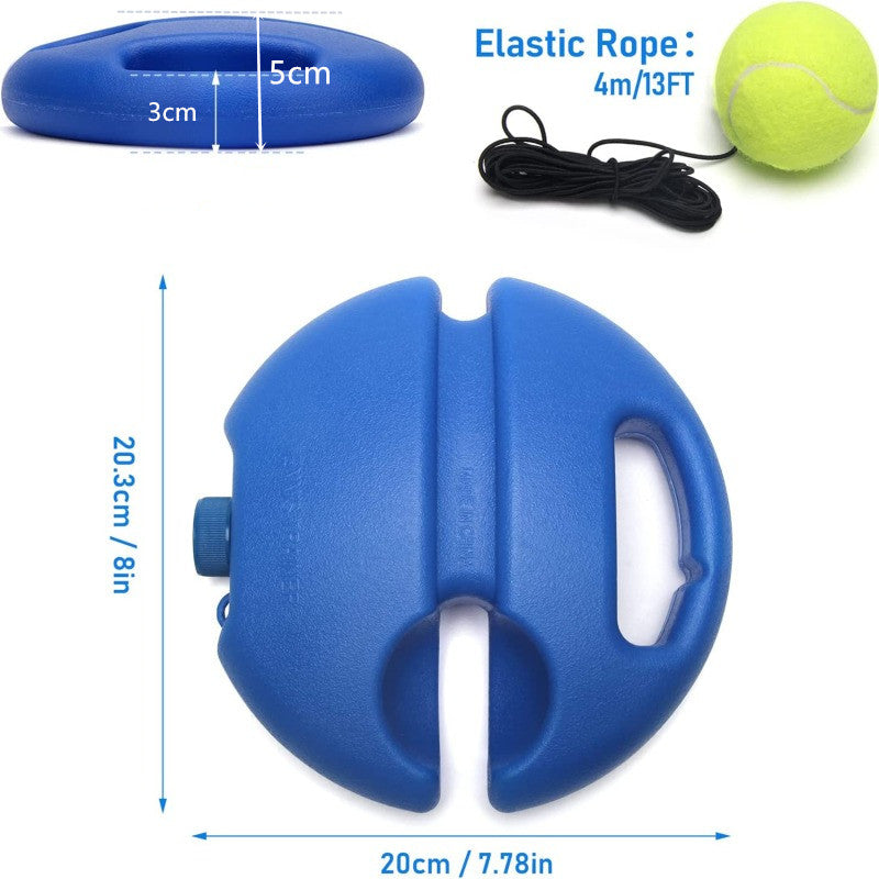 Tennis Training Ball Professional Rebound Ball Trainer for Self-Study & Indoor/Outdoor Practice