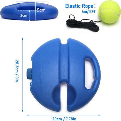 Tennis Training Ball Professional Rebound Ball Trainer for Self-Study & Indoor/Outdoor Practice