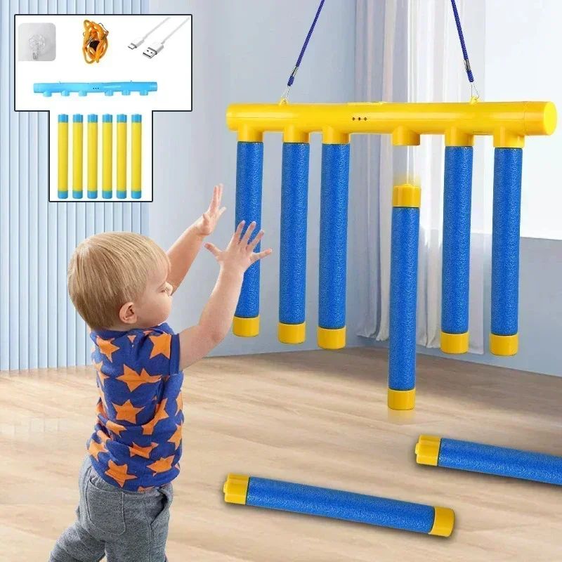 Fun Challenge Falling Sticks Game Set Educational Toy for Reaction Ability Training, Parent-Child Interaction & Party