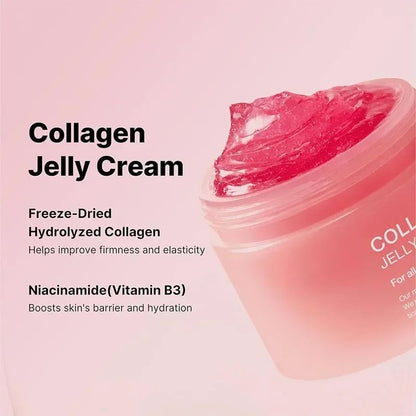 Glow  Lifted Sakura Mask Collagen Jelly Cream With Niacinamide  Hydrolyzed Collagen For Moisturizin 5