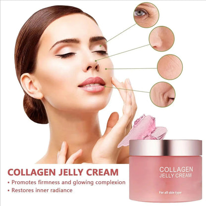Glow  Lifted Sakura Mask Collagen Jelly Cream With Niacinamide  Hydrolyzed Collagen For Moisturizin 4