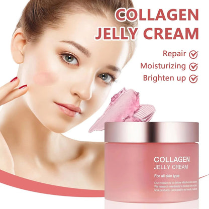 Glow  Lifted Sakura Mask Collagen Jelly Cream With Niacinamide  Hydrolyzed Collagen For Moisturizin 7