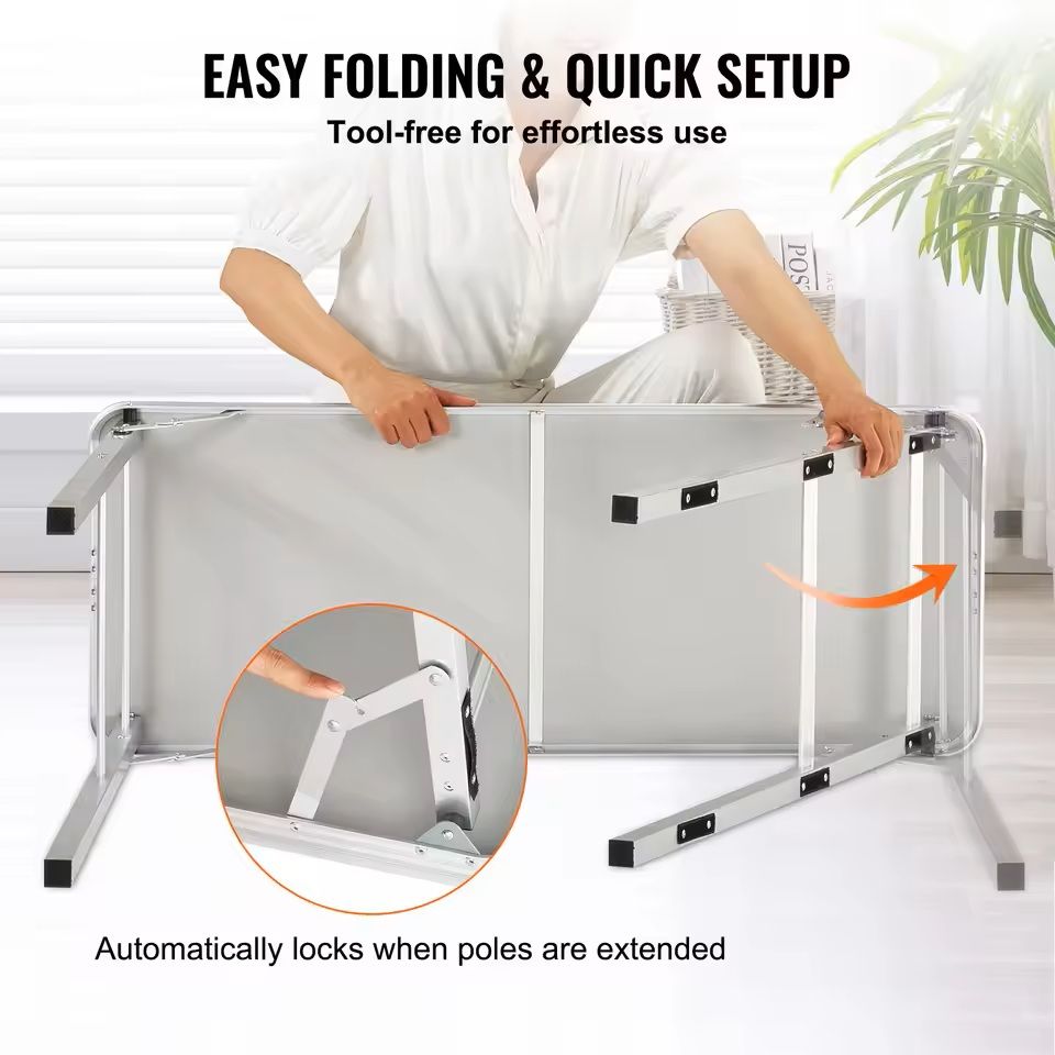 Folding Portable Bar Table With Carrying Case And Skirt 1