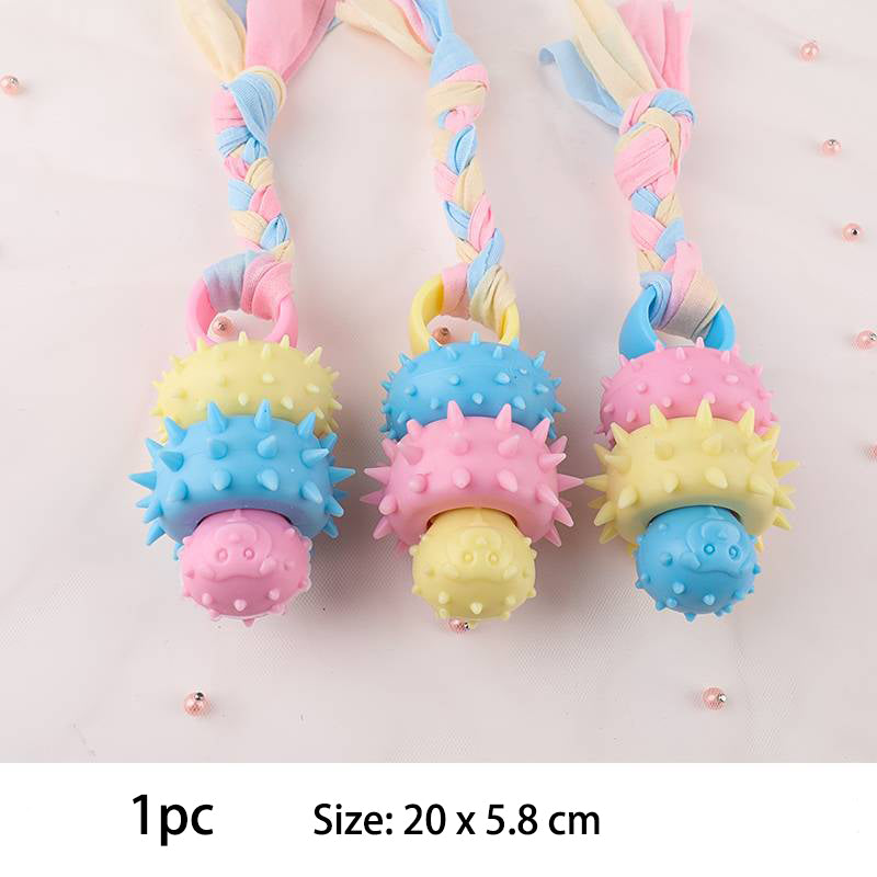 Durable Dog Chew Toys For Small Breeds TPR Knot Teething Puppy Toys For Teeth Cleaning  Boredom Rel 13