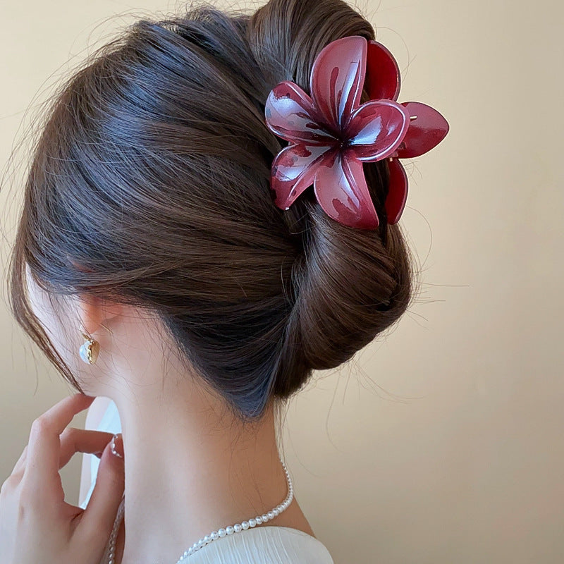 Large Boho Flower Hair Claw Clips For Women Stylish Hairpins  Barrettes For Beach  Everyday Wear 2