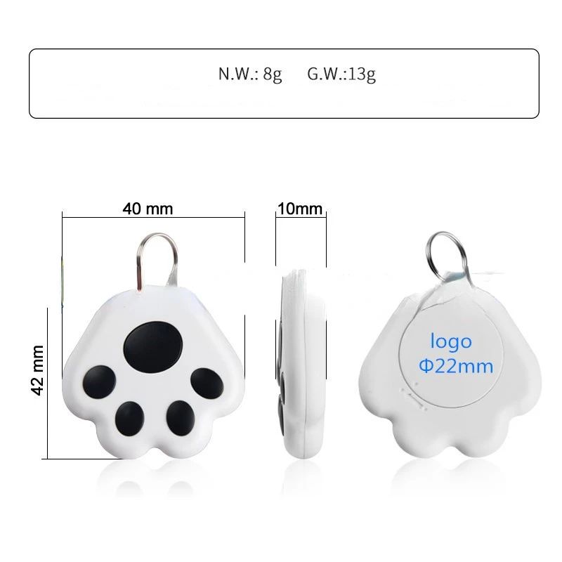 Portable Mini Cat Dog Pet Tracking Locator Bluetooth AntiLost Device For Kids Keys Wallets And Pets 4