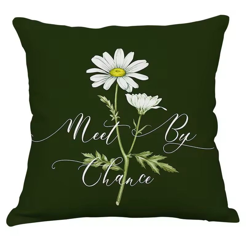 Green Throw Pillow Cover For Sofa Bed Or Car 4