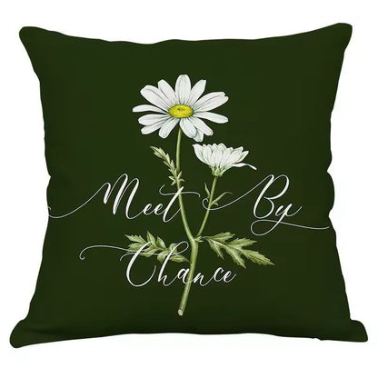 Green Throw Pillow Cover For Sofa Bed Or Car 4