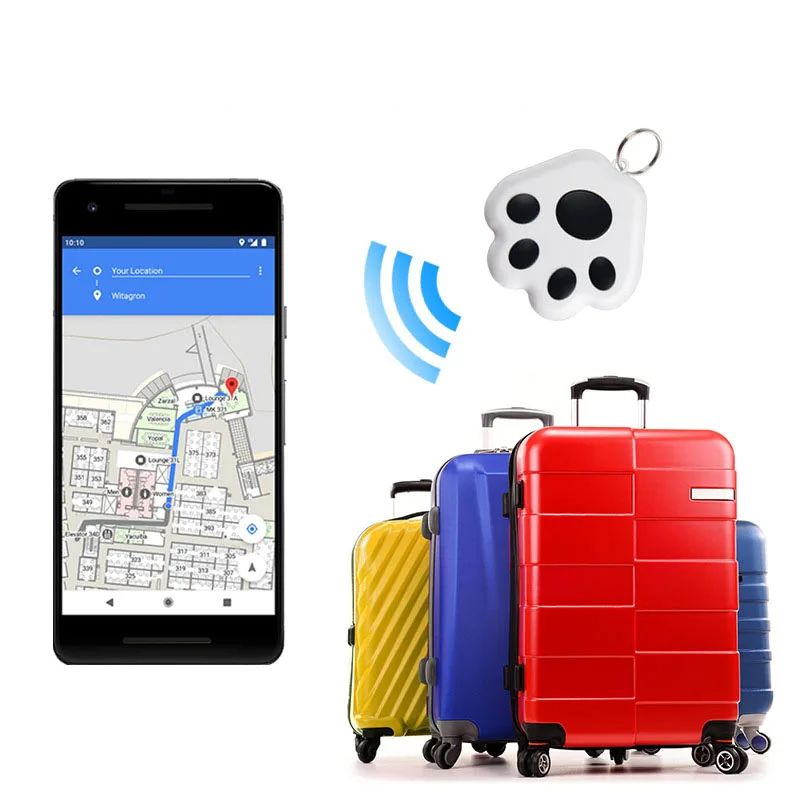 Portable Mini Cat Dog Pet Tracking Locator Bluetooth AntiLost Device For Kids Keys Wallets And Pets 3