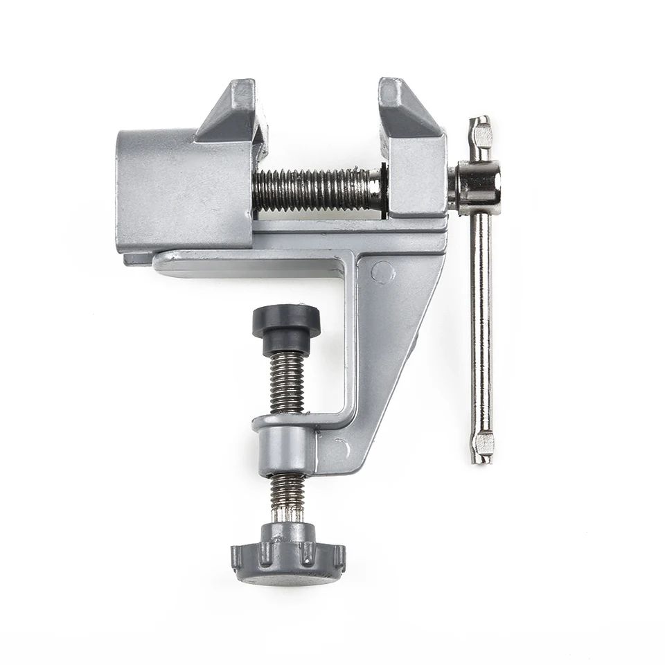 Mini Table Bench Vise  Aluminum Alloy Work Clamp For DIY Jewelry Repair Crafting And Home Projects 1