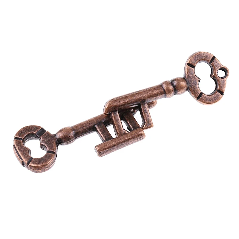 Key Lock Puzzles IQ Brain Teaser Metal Puzzle for Adults Kids Intellectual Challenge Gam