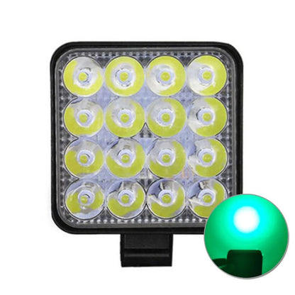 Mini 48W Green LED Floodlight – 12V/24V Off-Road Driving Fog Lamp for Truck, SUV, ATV, Boat, 4WD Vehicles