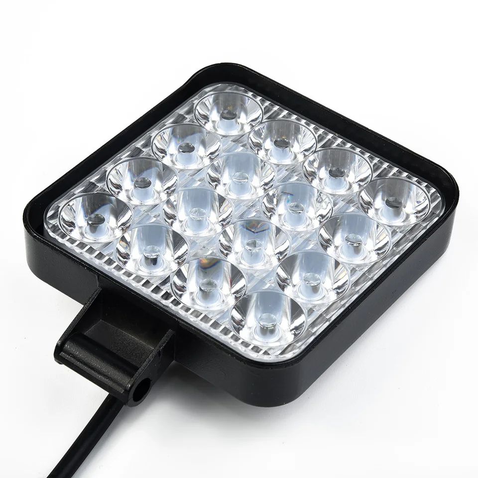 Mini 48W Green LED Floodlight  12V24V OffRoad Driving Fog Lamp For Truck SUV ATV Boat 4WD Vehicles 4