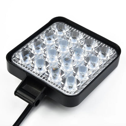 Mini 48W Green LED Floodlight  12V24V OffRoad Driving Fog Lamp For Truck SUV ATV Boat 4WD Vehicles 4