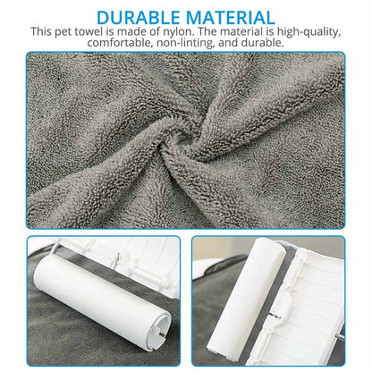 Super Absorbent Dog Towel Bathrobe QuickDrying Microfiber Pet Towel For Dogs  Cats 5
