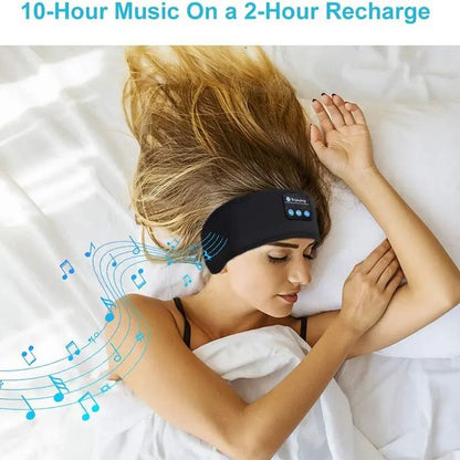 Bluetooth Earphones Sports Sleeping Headband Elastic Wireless Headphones With Music Eye Mask Noise  5