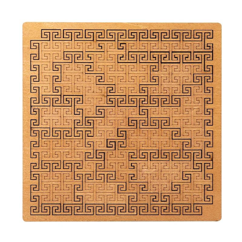 Impossible Wooden Puzzle IQ Puzzles For Adults BrainTeaser Ten Level Jigsaw Tangram Board Game Educ 6