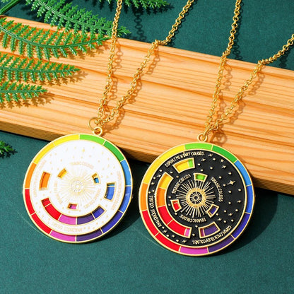 Color Wheel Keyring For Painters Interactive Art Keychain  Gift For Artists 1