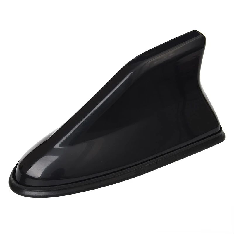 Universal Car Shark Fin Antenna  FMAM Radio Signal Aerial Roof Mount Sleek Auto Styling Accessory F 6
