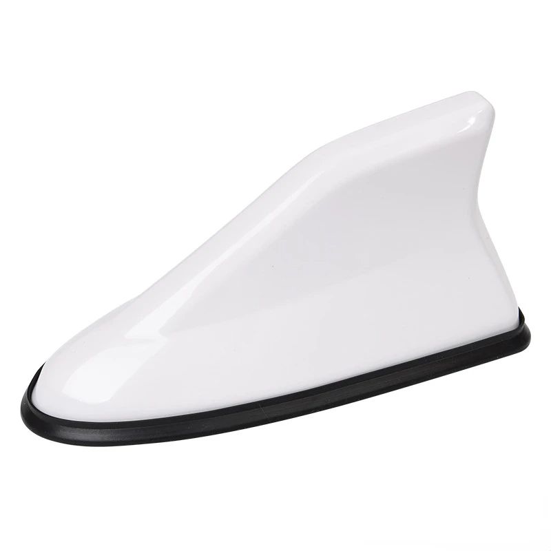 Universal Car Shark Fin Antenna  FMAM Radio Signal Aerial Roof Mount Sleek Auto Styling Accessory F 7