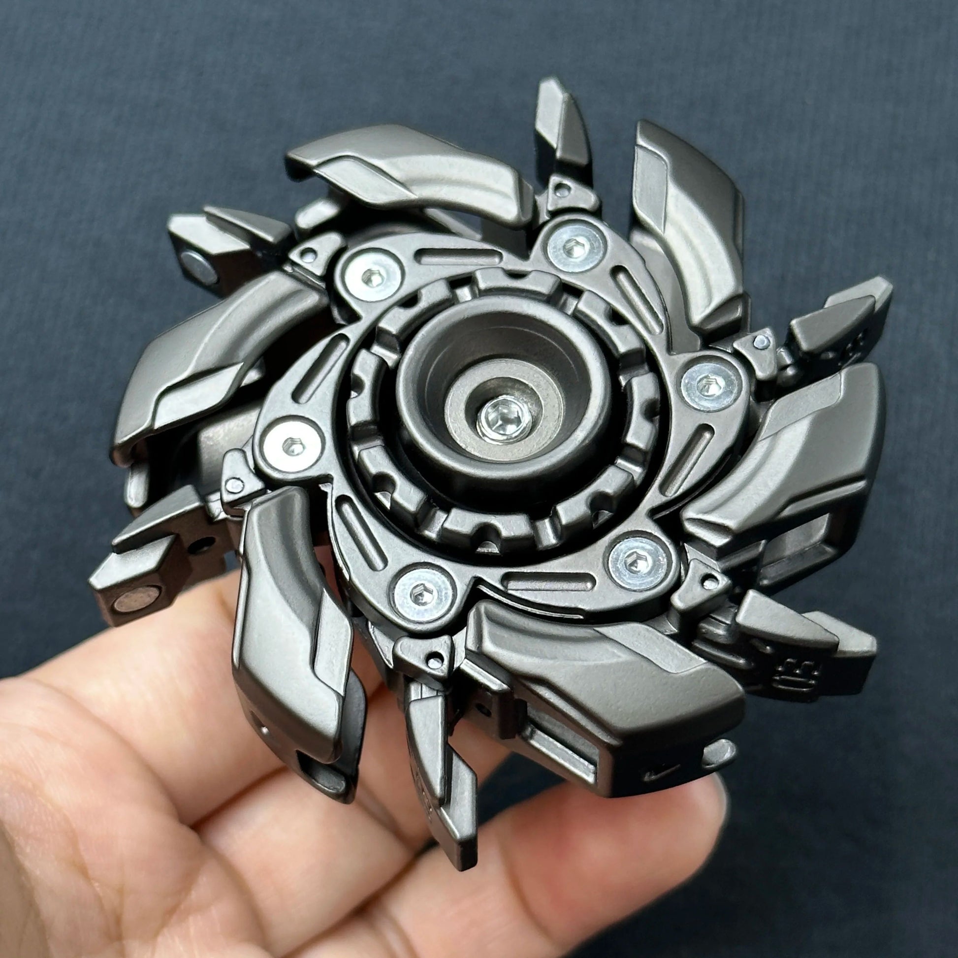 Magnetic EDC Fidget Sliders, Open Armor Spinning Top Fidget Toy for Adult Stress & Anxiety Relief