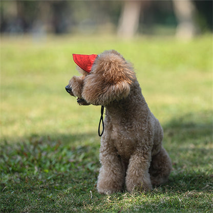 Adjustable Pet Dog Baseball Hat with Ear Holes, Cute Travel Sun Cap for Outdoor Sport
