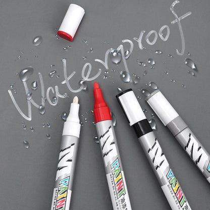 Car High Gloss Paint Pen Scratch Repair Marker For Tires Auto Filler Remover Pen For Cars Tyre Lett 3