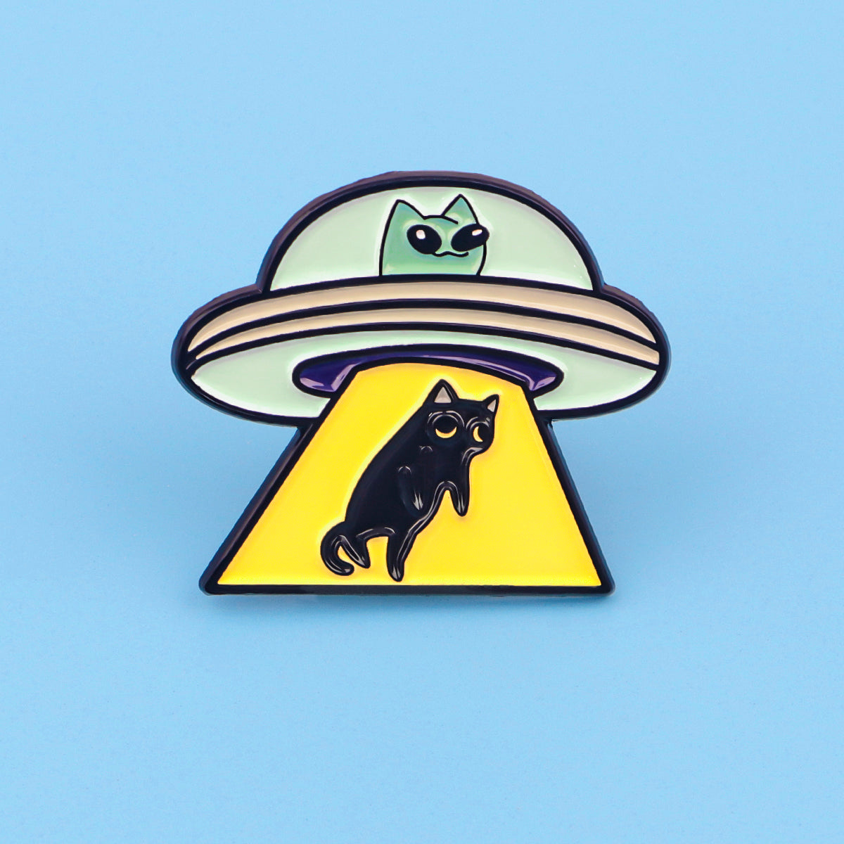 UFO Alien Enamel Pin Sci-Fi Space-Themed Lapel Pin