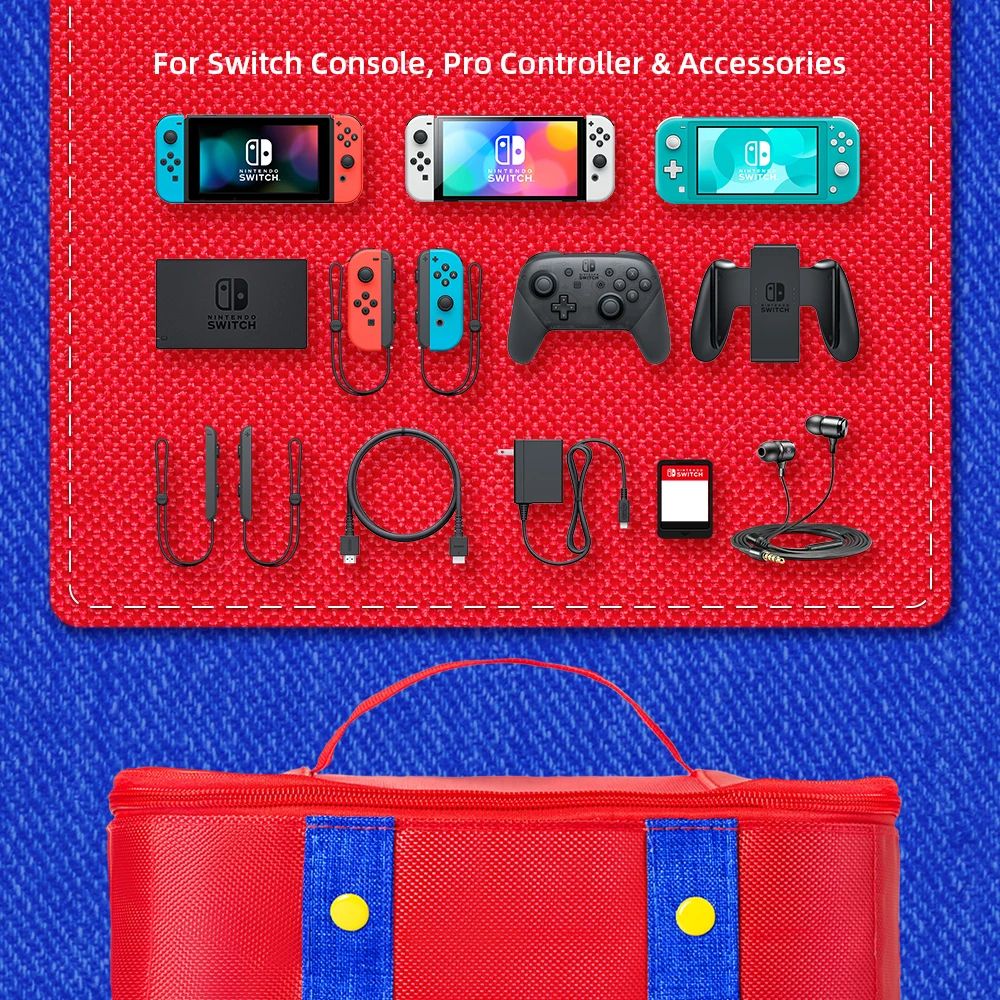 Large Carrying Protective Case For Nintendo Switch 2 OLED Console Pro Controller Travel Storage Bag 1