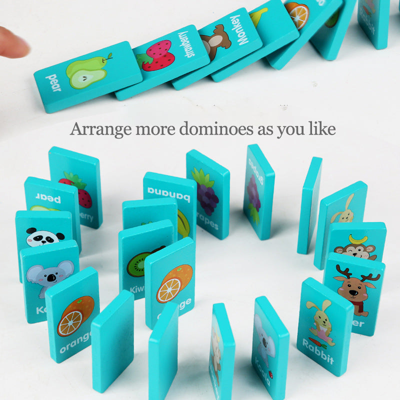 Seaside Escape Kid Blocks Wooden Mahjong Memory Solitaire Game Fun Family Matching Puzzle Toy 2
