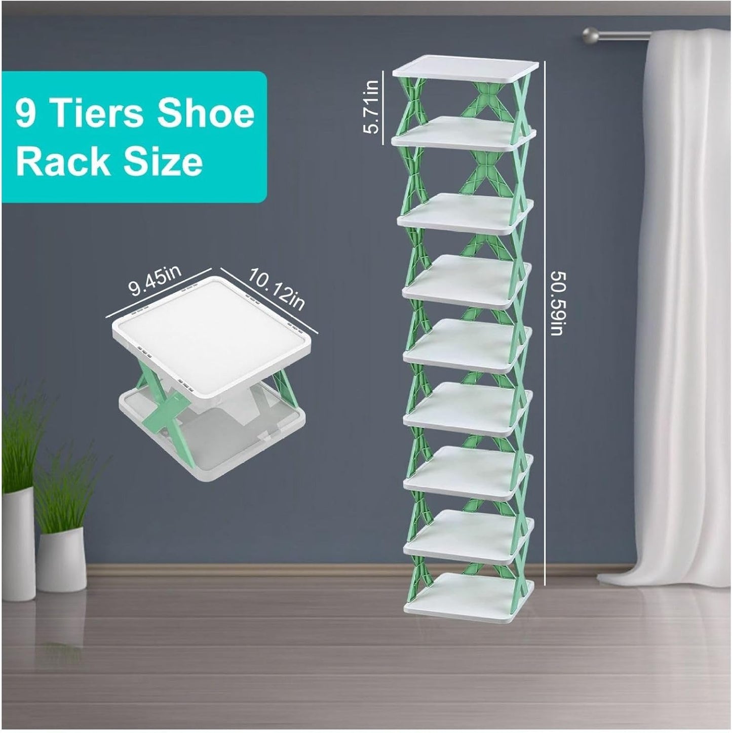 Modular MultiLayer Shoe Rack Organizer  SpaceSaving Detachable Storage Solution 9
