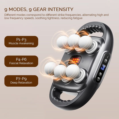 PulsePro 6-Head Deep Tissue Massage Gun – High-Frequency Muscle Recovery Tool