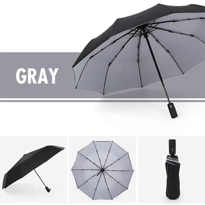Windproof Double Layer Fully Automatic Umbrella, Durable & Resistant