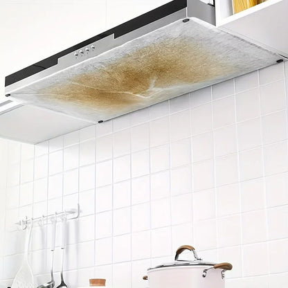 HighPerformance Kitchen Oil Stickers Range Hood Filter Set  Universal Fit SmokeFree Durable Oil Abs 1