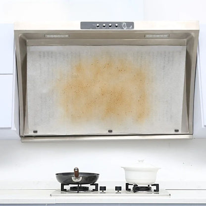 HighPerformance Kitchen Oil Stickers Range Hood Filter Set  Universal Fit SmokeFree Durable Oil Abs 4