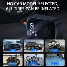 Cordless Electric Tire Inflator Portable Wireless Air Compressor Pump For Car Bike  Ball Inflation 3