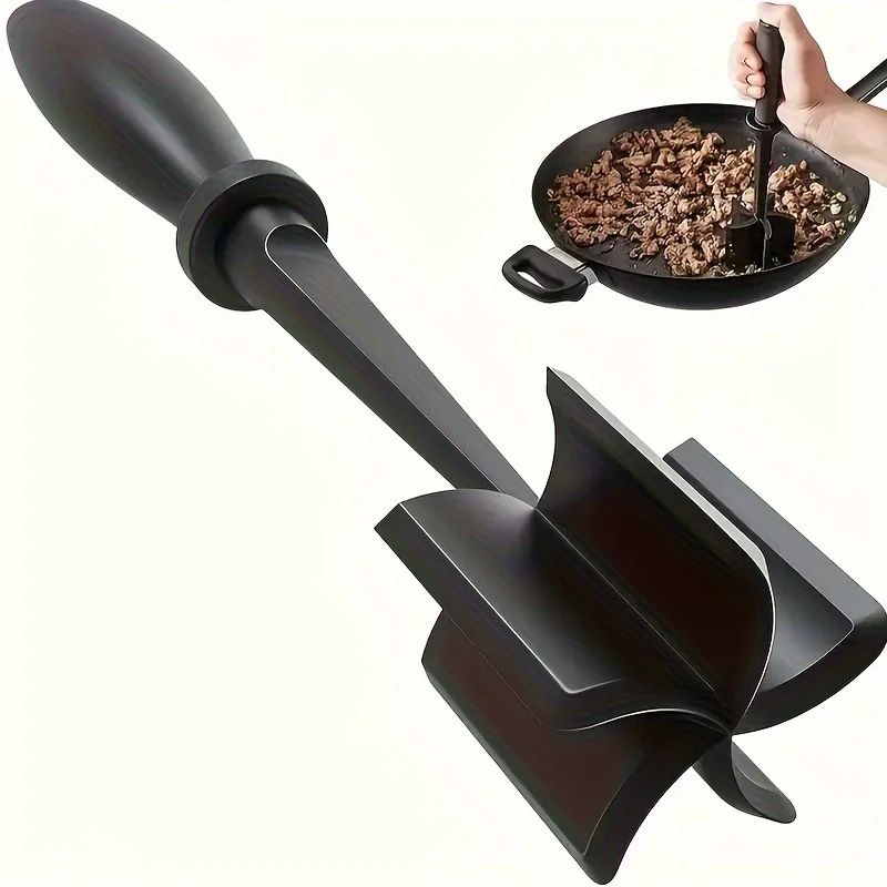 Kitchen Meat Chopper Meat Grinder, Handheld Household Meat Masher for Efficient Mixing and Grinding