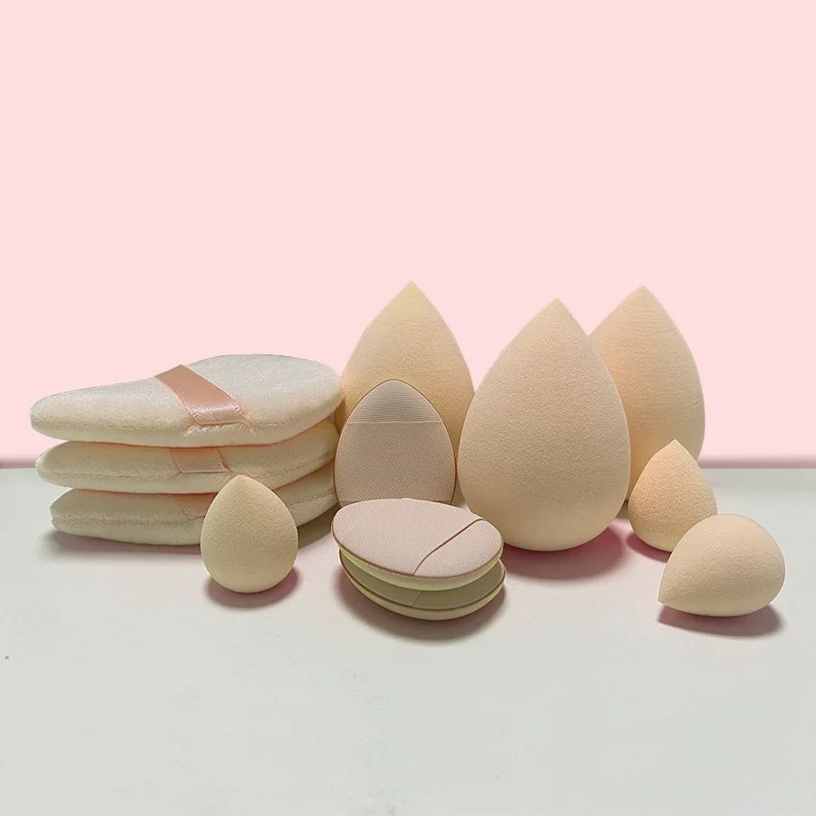 Makeup Tool Set With Giant Soft Makeup Egg Sponges Ideal For Powder Base Corner  Setting Best For N 7