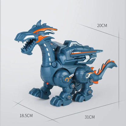 Simulation Fire Mechanical Dinosaur Toy Electric Water Spray Model With Cool Lights  Puzzle Game Fo 4
