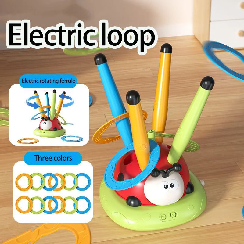 Ladybug Sport Entertainment Game Toy Multifunction Rope Skipping Machine Jump Rocket Launcher Outdo 4