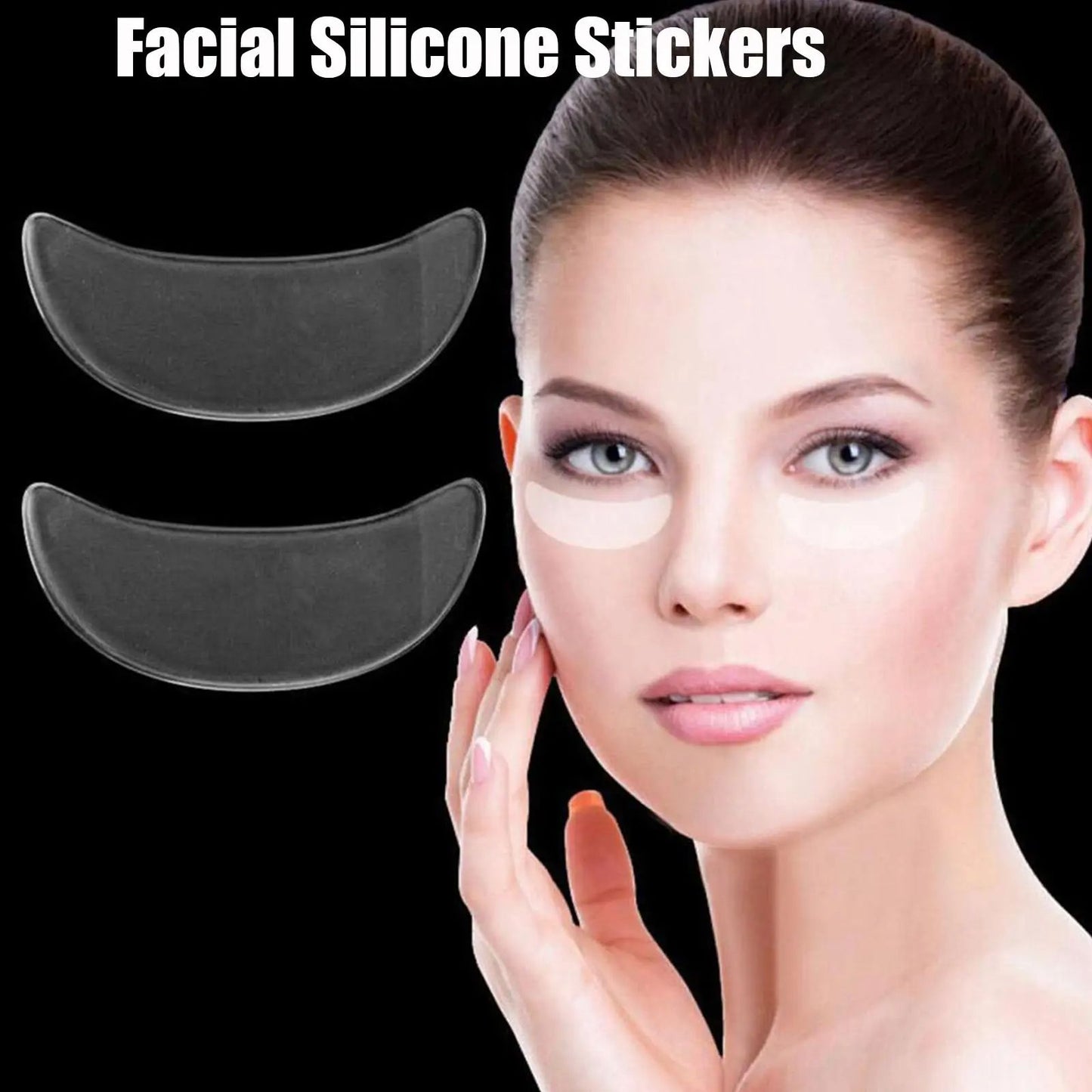Reusable Anti Wrinkle Forehead Patch Soft Silicone Skin Care Tool Comfortable  Easy To Carry Facial 3